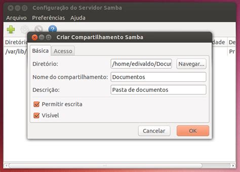 compartilhamentos seguros: veja como criar para usando Samba